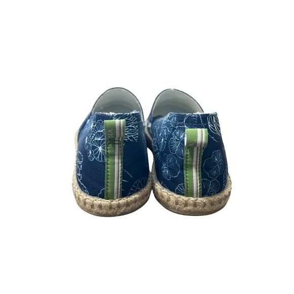 Vionic Laguna Espadrille Slip-On Shoes Blue Ocean Canvas Womens Size 8 - Picture 5 of 9